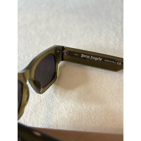 New Palm Angels Bodie Sunglasses Transparent Green main image 6